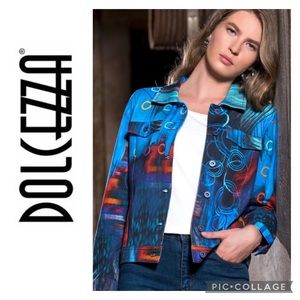 🆕DOLCEZZA Denim Look Jacket Size S🌼🌼🌼
